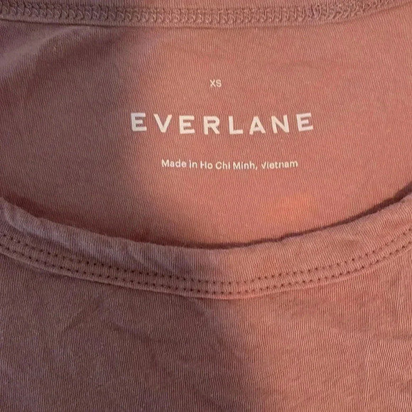 Everlane mauve soft thin t- shirt size XS - Picture 2 of 5